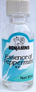 BENJAMINS ESSENCE OF PEPPERMINT 60ML 

BENJAMINS ESSENCE OF PEPPERMINT 60ML: available at Sam's Caribbean Marketplace, the Caribbean Superstore for the widest variety of Caribbean food, CDs, DVDs, and Jamaican Black Castor Oil (JBCO). 